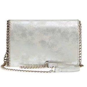 NWOT Chelsea 28 Silver Crossbody Purse